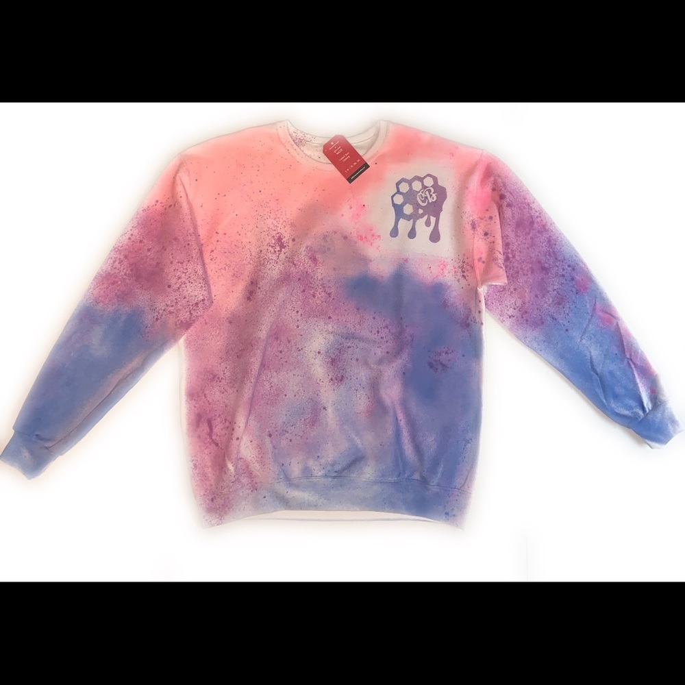 CraaazE Buzz Big Drip Splatter Sweatshirt